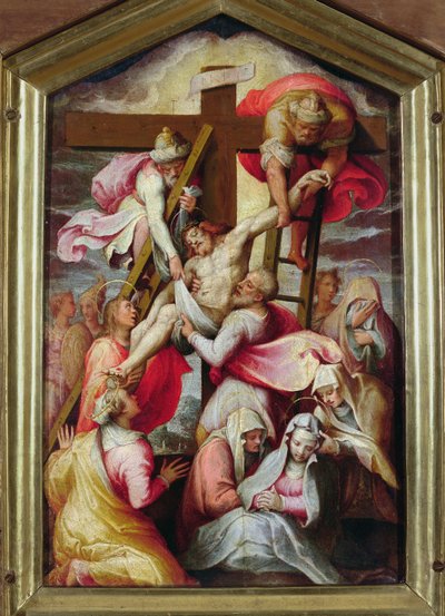 Descent from the Cross by Taddeo Zuccari